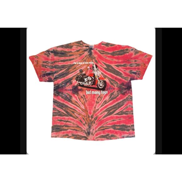 Motorcycle Tie-Dye Tee - Picture 1 of 4